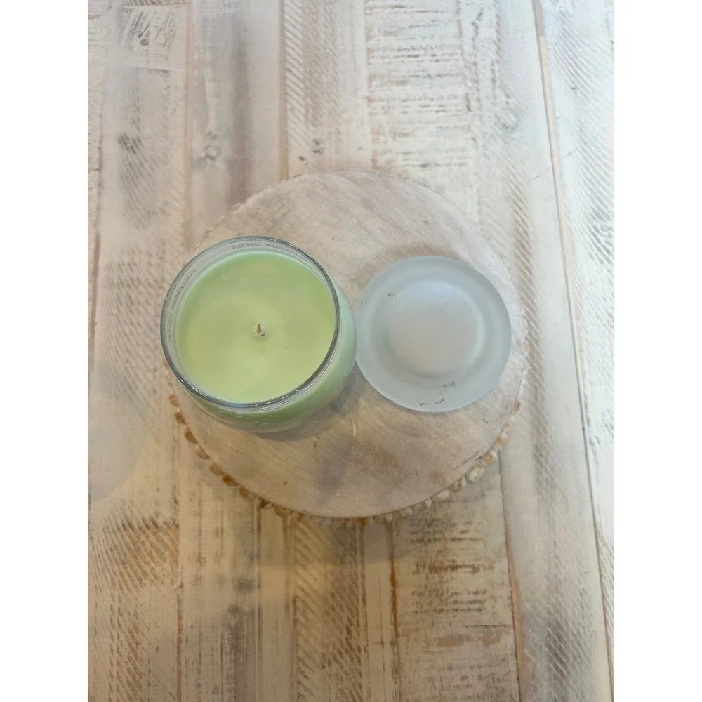 Bath & Body Works Cucumber Melon Jar Candle frosted Retired - Picture 4 of 5